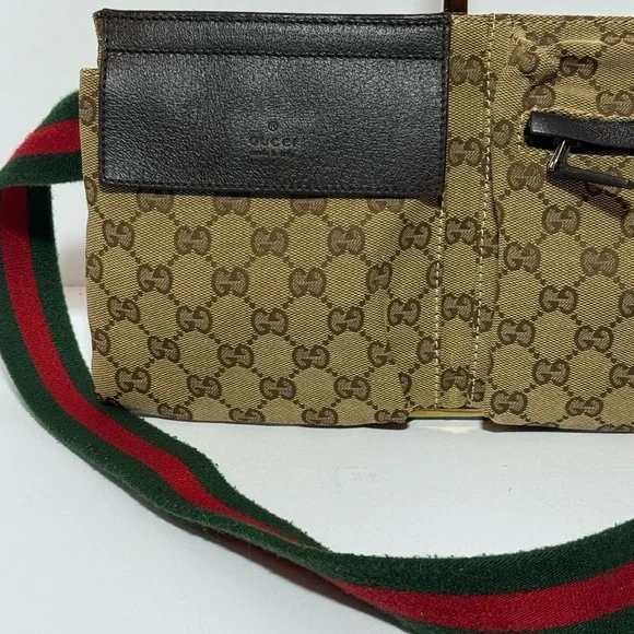 Gucci Beige and Brown GG Belt Bag - Picture 2 of 15